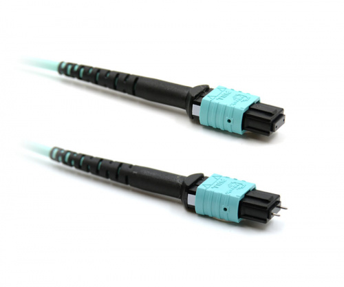 Патч-корды оптические Hyperline FHD-MC3-503-MPOM12/PS-MPOF12/PS-A-1M-LSZH-AQ
