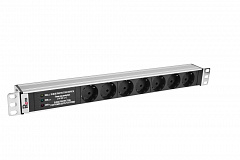 Rem R-10-7S-FI-440-Z Блок розеток Rem-10 без шнура с фильтром и индикатором 7 Sсhuko