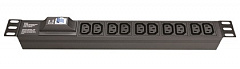 ДКС R519IEC8CBC14 Блок розеток для 19