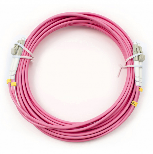 Патч-корды оптические Cabeus FOP-50-OM4-LC-LC-7m