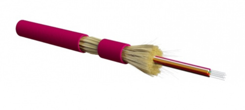 Волоконно-оптический кабель Hyperline FO-DT-IN-504-4-HFLTx-MG