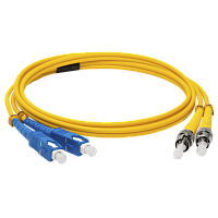 Патч-корды оптические LANMASTER LAN-2ST-2SC/SU-1.0