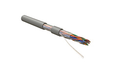 Hyperline UUTP10W-C5-S24-IN-LSZH-GY Кабель витая пара U/UTP категория 5, 10 пар (24 AWG) одножильный