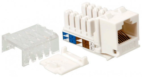 Модули Keystone Jack LANMASTER LAN-OK45U5E/90N-WH