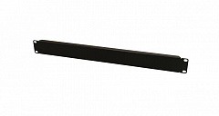 Hyperline BPV-1-RAL9005 Фальшпанель на 1U, цвет черный (RAL 9005)