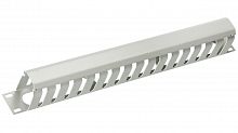 Кабельные организаторы (органайзеры) Cabeus JB07-1U-GY