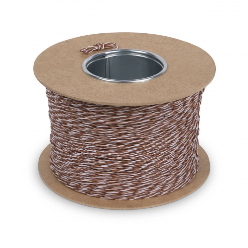 Кабель витая пара Cabeus UTP-1P-Cat.5e-SOLID-CROSS-305-BR