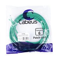 Патч-корды Cabeus PC-UTP-RJ45-Cat.6-5m-GN-LSZH