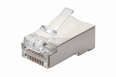 Eurolan 13A-F5-11WT Вилка RJ45 Q-PLUG, категория 5e, FTP, для полевой установки, без цвета, упаковка