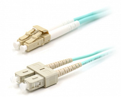 Hyperline FC-D2-503-LC/PR-SC/PR-H-1M-LSZH-AQ Патч-корд волоконно-оптический MM 50/125(OM3), LC-SC
