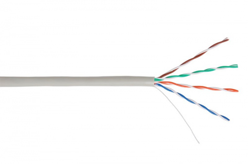 Кабель витая пара NETLAN EC-UU004-5E-PVC-GY-1