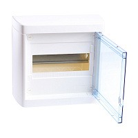LEGRAND 601245 Nedbox Щит распределительный навесной 1х8м прозр.дв