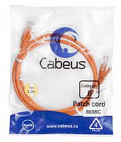 Патч-корды Cabeus PC-UTP-RJ45-Cat.6-1m-OR
