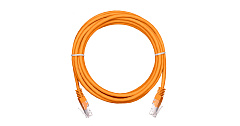 NETLAN EC-PC4UD55B-BC-PVC-100-OR-5 Коммутационный шнур U/UTP 4 пары, Кат.5е PVC нг(B) оранжевый, 10м