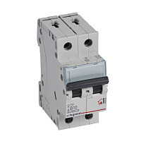 LEGRAND 403984 Автоматический выключатель TX3 6000, 6 кА, тип характеристики B, 2П, 230/400 В~, 10 А