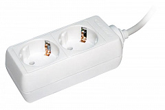 IEK WYP10-16-02-05-Z-N Удлинитель У02 2 места 2P+PE/5 метров 3х1мм2 16А/250