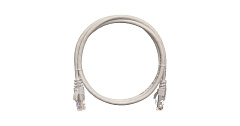NIKOMAX NMC-PC4UD55B-020-GY Коммутационный шнур U/UTP 4 пары, Кат.5е (Класс D), 100МГц, 2хRJ45/8P8C,