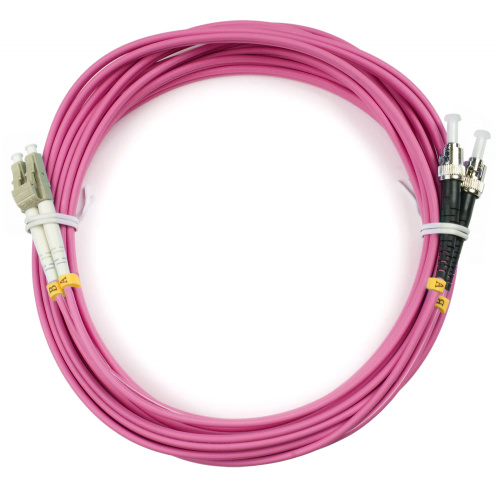 Патч-корды оптические Cabeus FOP-50-OM4-LC-ST-20m