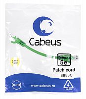 Патч-корды Cabeus PC-UTP-RJ45-Cat.5e-0.15m-GN