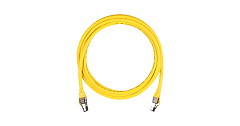 NIKOMAX NMC-PC4SI55B-050-C-YL Коммутационный шнур S/FTP 4 пары, Кат.8 (Класс I), 2000МГц, 2хRJ45/8P8