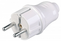 IEK EVP10-16-01-K01 ВПп10-01-Ст Вилка разб. прямая з/к 16А белая