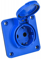 IEK PSN71-016-3-4-54-K07 MAGNUM Розетка панельная SCHUKO РП17-3 с ув. фланц. IP54
