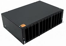 Оптические боксы Hyperline FO-19V-3U-12xSLT-W130H30-96UN-BK