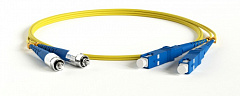 TWT TWT-2SC-2FC/SU-15 Патч-корд оптический, PVC, дуплексный, SC/UPC-FC/UPC, SM OS2, 15 м