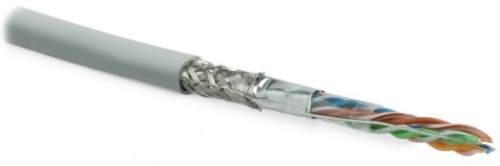 Кабель витая пара Hyperline SFUTP4-C5E-P26-IN-LSZH-GY-305