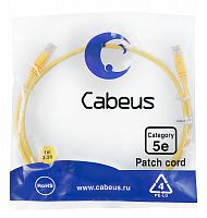 Патч-корды Cabeus PC-UTP-RJ45-Cat.5e-1m-YL