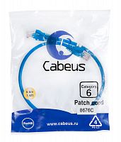 Патч-корды Cabeus PC-UTP-RJ45-Cat.6-0.5m-BL