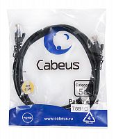 Патч-корды Cabeus PC-UTP-RJ45-Cat.5e-2m-BK