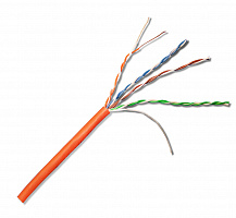 LANMASTER LAN-5EUTP-LSZH-RD Кабель UTP, 4 пары, кат. 5Е,  350Mhz, LSZH, красный, 305 м