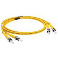 LANMASTER LAN-2ST-2ST/SA-7.0 Патч-корд оптический, LSZH, дуплексный, ST/APC-ST/APC, SM OS2, 7.0 м