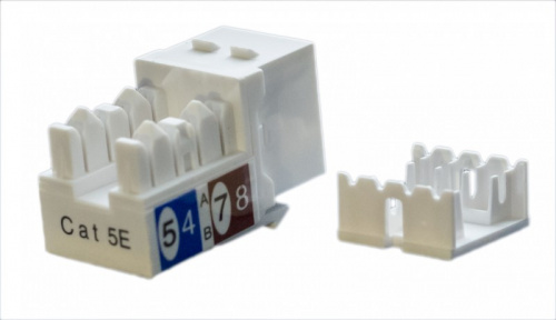 Модули Keystone Jack Hyperline KJ9-8P8C-C5e-90-WH