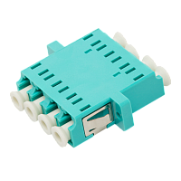 LANMASTER LAN-4LC/S-AM-OM3 Адаптер оптический LC, OM3 корпус SC дуплекс, квадро