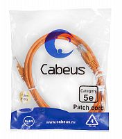 Патч-корды Cabeus PC-UTP-RJ45-Cat.5e-1.5m-OR-LSZH