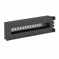 DANNMAN PWD19-3U-RAL9005 Панель с DIN-рейкой, 19