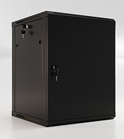 Hyperline TWB-FC-1545-SR-RAL9004 Шкаф настенный 19-дюймовый (19