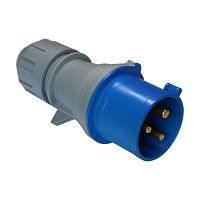 Кабельные вилки и розетки LANMASTER LAN-IEC-309-32A1P/M