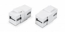 Модули Keystone Jack Hyperline KJ1-USB-A2-WH