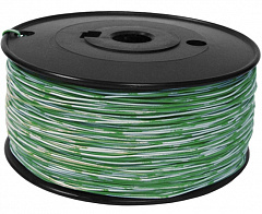 TWT TWT-CRS1PAIR-GN 1-парный кроссировочный кабель, 24 AWG, бухта 500 метров, бело-зеленый