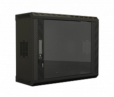 Hyperline TWS-1525-GP-RAL9004 Шкаф настенный 19-дюймовый (19