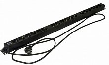 Блоки силовых розеток Hyperline SHE-18SH-2.5EU