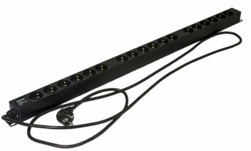 Блоки силовых розеток Hyperline SHE-18SH-2.5EU
