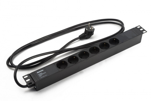 Блоки силовых розеток Hyperline SHE19-6SH-2.5EU