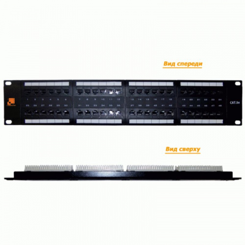 Патч-панели LANMASTER LAN-PP48UTP5E