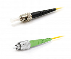 TWT TWT-ST-ST/SAU-1.0 Патч-корд оптический, PVC, симплексный, ST/APC-ST/UPC, SM OS2, 1.0 м
