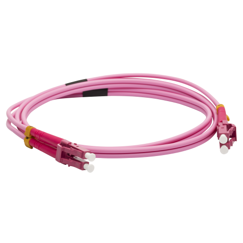 Патч-корды оптические LANMASTER LAN-2LC-2LC/OM4-10
