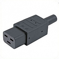 Hyperline CON-IEC320C19 Разъем IEC 60320 C19 220В 16A на кабель, контакты на винтах
